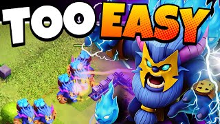 TH15 Zap Super Yeti Attack Strategy !! (Too Easy) Best Th15 Attack Strategy Clash of Clans 2025