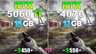 RTX 5060 Ti vs RTX 4070 - Test in 10 Games