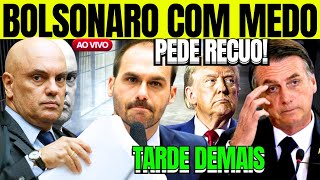 [AO VIVO] BOLSONARO APAROVADO PEDE RECUO, MAS É TARDE DEMAIS: O TIR0 NO PÉ TÁ DADO! SEM ANISTIA!