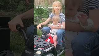 #CutestThingToday  #CutenessOverload    #GardenAdventures  #LittleCar #BrotherBond  #SiblingGoals