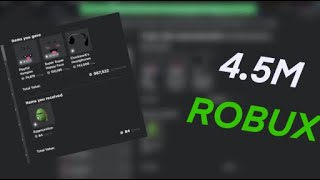 Beaming 4.5 MILLION Robux out of a Roblox Developer!