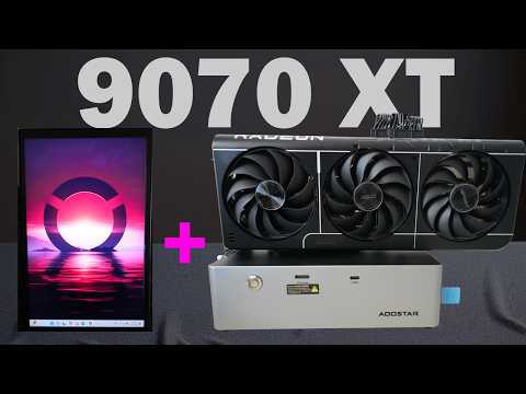 Legion Go RX 9070XT Ultimate Upgrade with Aoostar eGPU Dock - PART 1