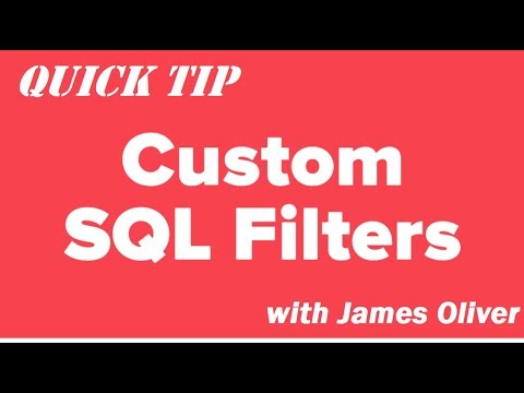 MicroStrategy Filter Reports using SQL Query - Quick Tip