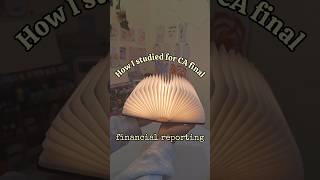How i got exemption in ca final financial reporting | FR preparation strategy #cafinalfr  #cafinal