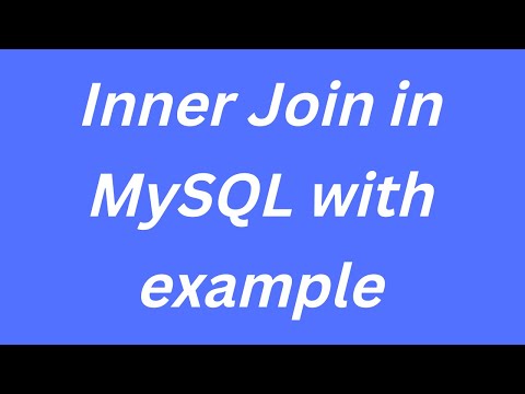 Inner Join in MySQL