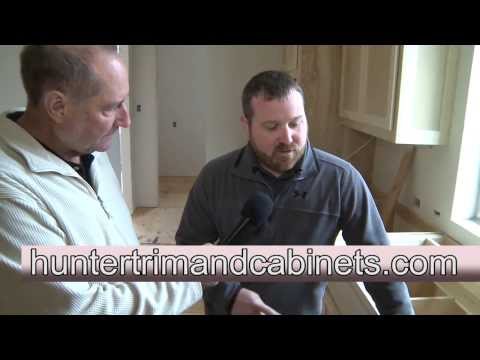 Custom cabinet installation for the Village Park Eco Home