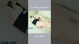 Aching Bunions? Bunion Corrector is hte solution! Here's how to wear it #howtouse #buniontreatment