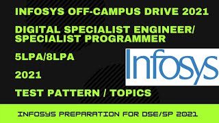 Infosys Digital Specialist Engineer & Specialist Programmer Test Pattern| Infosys Offcampus drive 21