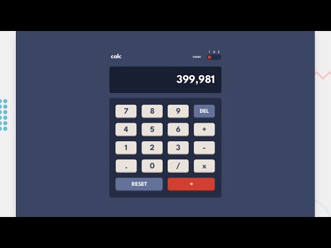 Build A Calculator With JavaScript - Frontend Mentor Challenge