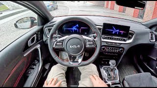 2023 Kia ProCeed Shooting Brake GT [1.6 T-GDI 204HP]|0-100| POV Test Drive #1663 Joe Black