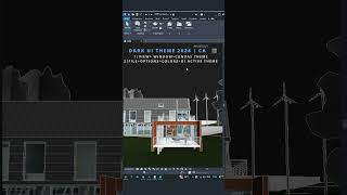 Dark Theme - REVIT 2024 & NEWER #shorts #revit #architecture #autodesk #drafting #viewport
