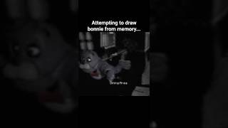 im pretty sure bonnie is a crackhead... #fnaf #art #drawing #fivenightsatfreddys #bonnie