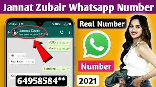 Jannat zubair ka whatsapp number 2021