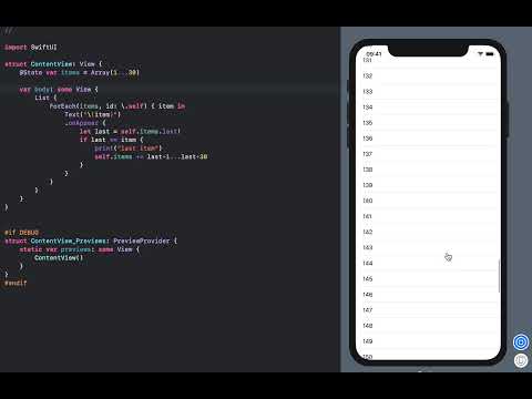 Infinity List in SwiftUI