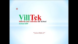 VillTek : School Management System/Software | Intro
