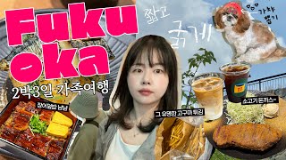 A 2-night, 3-day trip to Fukuoka with my family🧳✈️(ft. eating and playing🐷) Gacha shop/Nakasu Riv...