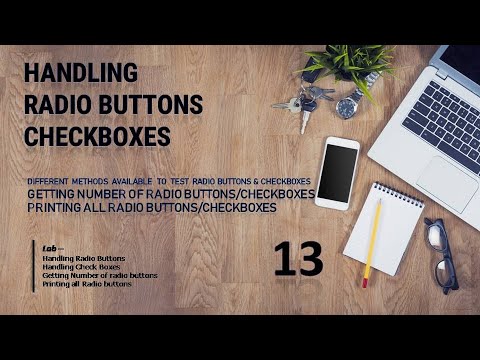 Selenium WebDriver - Handling Checkboxes and Radio Buttons on a Webpage - Selenium Automation