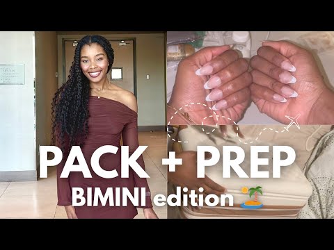 MAINTENANCE VLOG | prep with me for bimini 🏝️ , nails, knotless braids, packing + more | ayojess