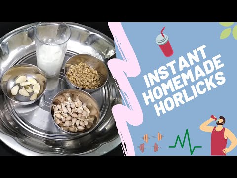 Instant Homemade Horlicks | Homemade Protein Powder | Homemade Plain Horlicks in Tamil