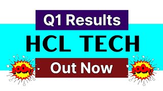 HCL TECH Q1 Results • HCL TECH Q1 Results 2026 • HCL TECH share latest news • HCL TECH share news