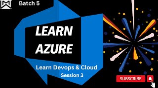 Session 3 | Azure | Devops Batch 5 | Learn Devops & Cloud #technomarathiwithmw
