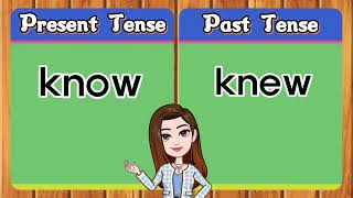 MOST COMMON IRREGULAR VERBS | Past Tense and Present Tense | Part 12