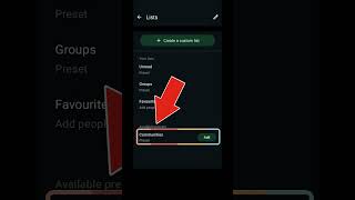 Move WhatsApp Communities to the TOP! #howto #whatsapp