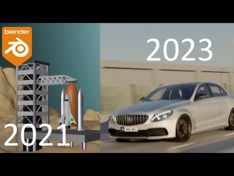 My 1 Year Blender Progession