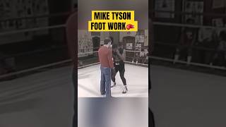 Mike Tyson foot work 🥊 #boxing #boxer #kickboxing #miketyson #usa