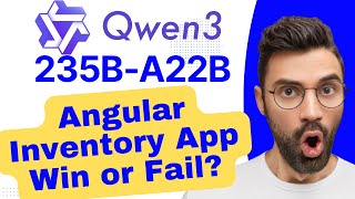 Inventory Management System in Angular Using Qwen3-235B-A22B | Free | VS Code