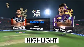 KKR VS RCB MATCH HIGHLIGHTS 🤯💯
