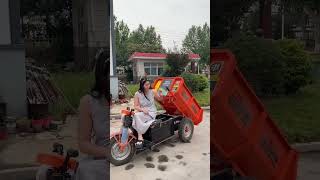#SaveTime andEffort #ElectricFlatbedCar #DumpTricycle #SaveTime andEffortHigh power efficiency.