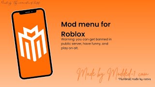 Mod menu for Roblox #roblox #robloxmods