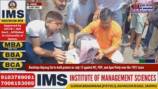 Rashtriya Bajrang Dal to hold protest on July 13 against NC, PDP, and Apni Party over the 1931 issue