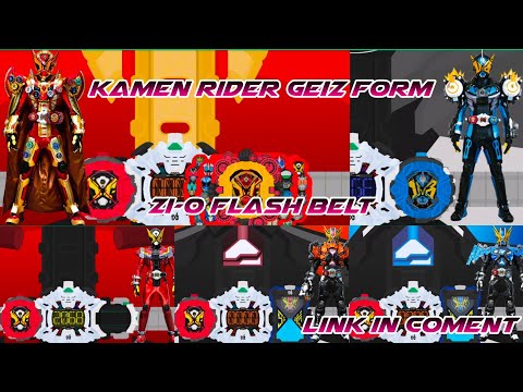 All Kamen Rider Geiz Form! - Zi-o Flash Belt