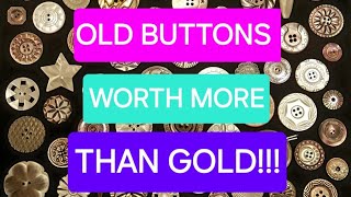 WHAT TO LOOK FOR IN ANTIQUE CLOTHING BUTTONS #valuable #antique #button #collection