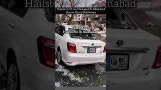 Worst Ever Hailstorm In Islamabad's History :(#astaghfirullah #islamabad #hailstorm #reham #trending