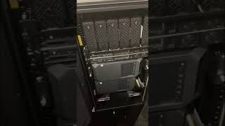 Lovely rack of HP Z workstations. The rack unit and the Minis are longtime favorites in our lab.