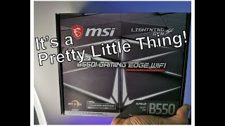 The Best B550 ITX board???  MSI Gaming Edge Wifi ITX Motherboard Unboxing