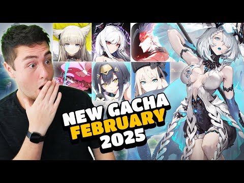 New Gacha Games RELEASING in February 2025!!