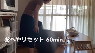 【リセット動画】1時間のお部屋リセット/100均購入品紹介/脱線/ごほうび多め