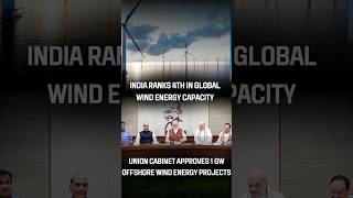 India Ranks 4th in Global Wind Energy Capacity #wind #offshore #onshore #energy #s&t #india #upsc