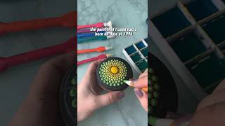 I revived 28 year old paint! 🎨 #dotmandala #mandala #dotartist #mandala #dotmandala #dotart