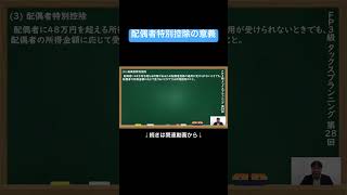 【公式切り抜き】配偶者特別控除の意義 #FP3級 #簿記の教室メイプル #みなみせんせい #タックスプランニング #税金対策 #所得税 #税制 #住民税 #節税 #年末調整 #確定申告 #税控除