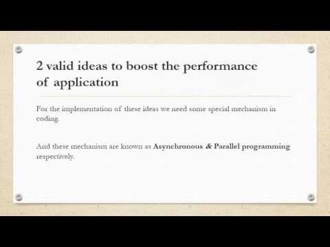 Asynchronous and Parallel Programming