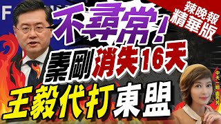 【盧秀芳辣晚報】王毅代出席東盟外長會 秦剛"身體原因"缺席 | 不尋常! 秦剛消失16天 王毅代打東盟@中天新聞CtiNews  精華版