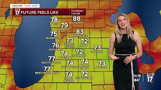 Night Forecast: Heat advisory and strong storm threat Thursday