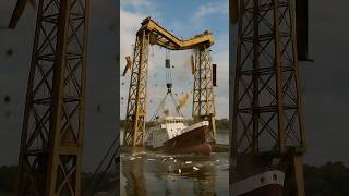 Crane fail during ship launch #ai #EngineeringFail #ShipLaunch #CraneCollapse  #RealisticAnimation