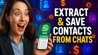 New WhatsApp Hack 2025: Extract & Save Contacts from Groups & Chats"