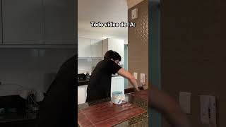 Sempre tem um bug nesses vídeos de IA kkkkkkkk